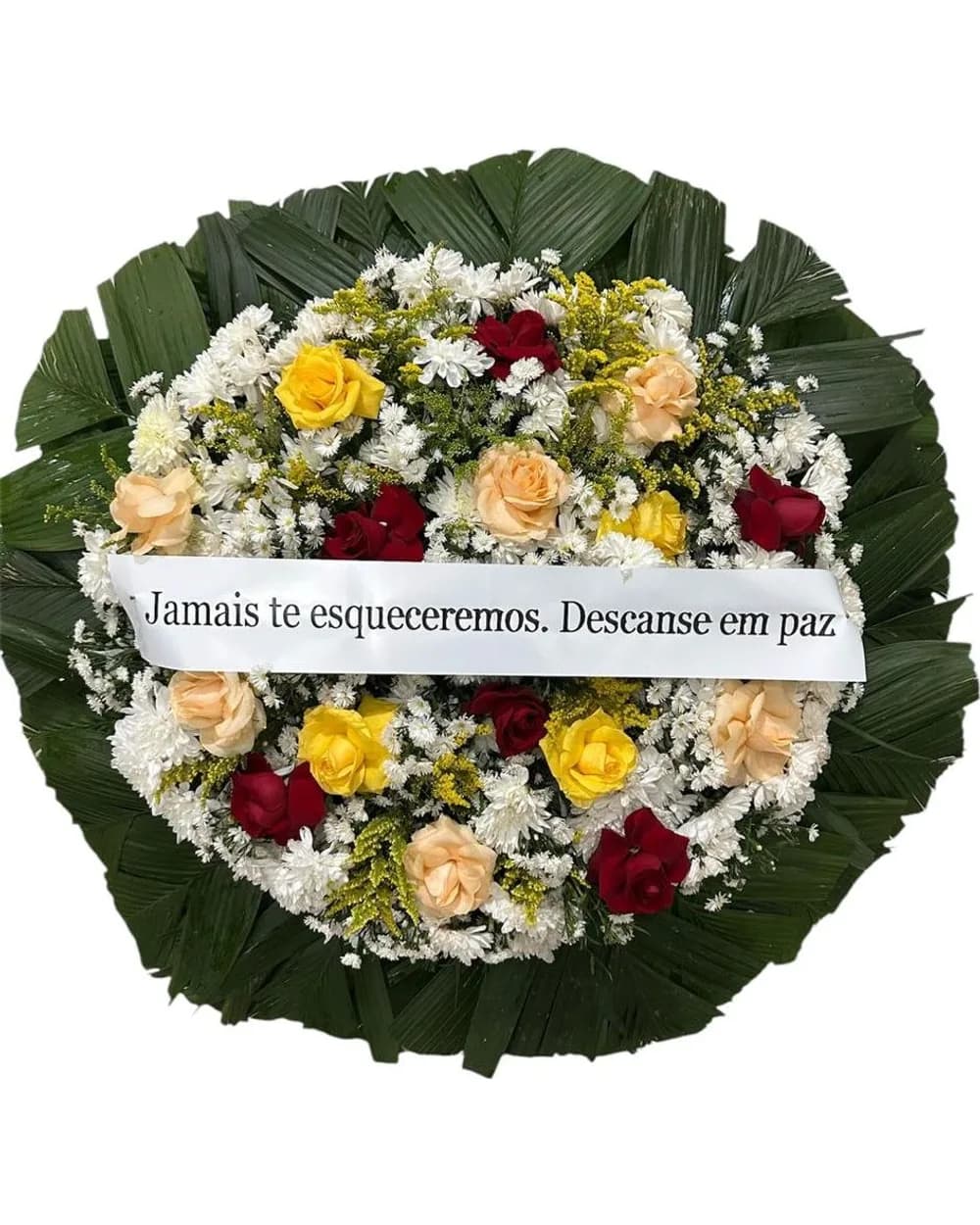 Coroa de Flores Média Colorida