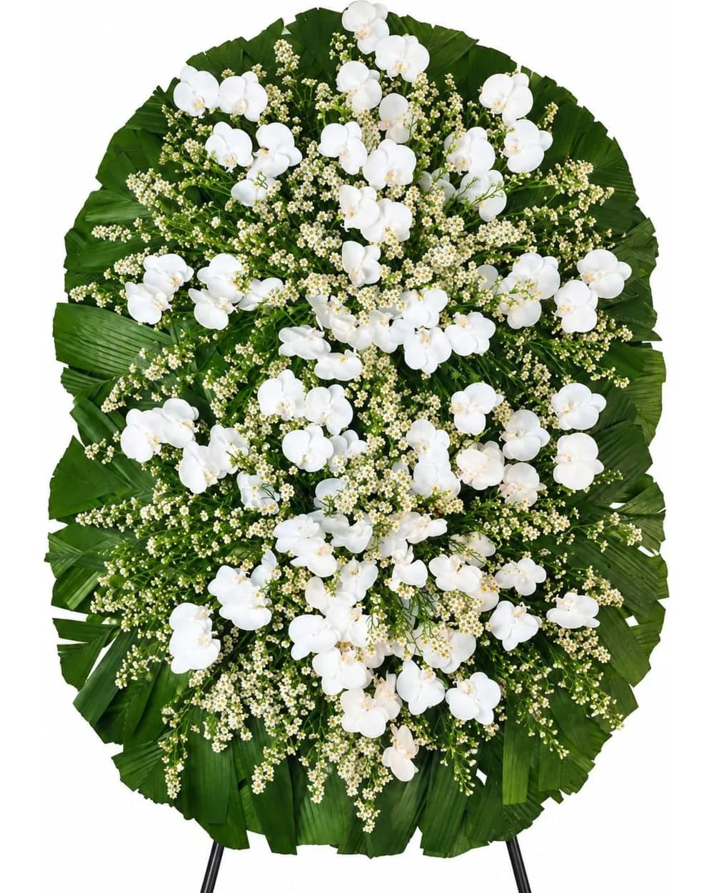 Coroa de Flores Orquídea